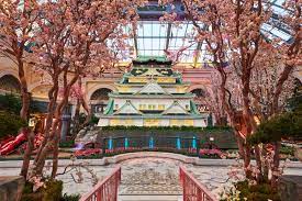 Osaka Castle At Bellagio Conservatory Botanical Garden Bellagio Conservatory Botanical Gardens Osaka Castle