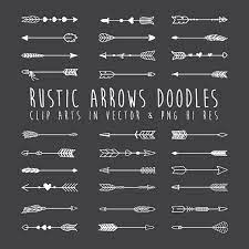 Hand Drawn Arrow Clipart Arrow Doodle Clipart Rustic Arrow Etsy Arrow Doodle Hand Drawn Arrows How To Draw Hands