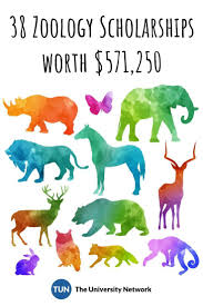 Zoology Scholarships The University Network Scholarships Zoology Animal Silhouette