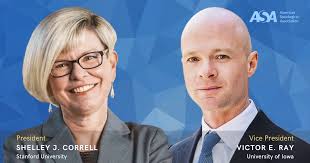 We are pleased to announce that Shelley J. Correll, Stanford University,  has been elected the 2025-2026 ASA President, and Victor E. Ray, University  of Iowa, has been elected Vice President. Read full