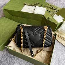 Fashion Marmont Women Luxurys Designers Bags 446744 Real Leather Guccie  Handbags Chain Cosmetic Messenger Shopping Gg Shoulder Bag Totes Lady  Wallet Purse From Watch133, $26.7 | DHgate.Com