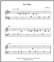 Piano with kentfür elise and other easy sheet music with letter. Pin On Piano