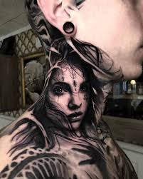 Neck tattoos are traditionally reserved for those who are already covered in tattoos when they walk in the door, but are rapidly rising in popularity to the point they're part of the 50+ best tattoo ideas list. Hugely Imaginative And Stand Out From The Crowd Neck Tattoos For Men And Women