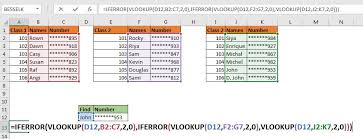Multiple Nested Vlookups In Excel