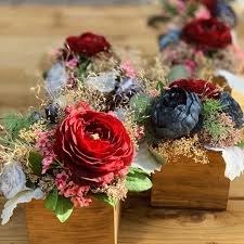 The most common artificial flowers material is silk. Silk Dried Flower Arrangement Home Decor Wedding Flowers Curiousfloral