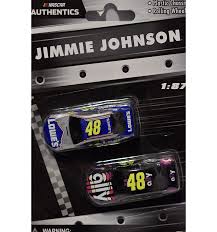 Nascar authentics 2019 1/87 #98 chase briscoe nutri chomps/ford 2 car set wave 5. Nascar Authentics Ho Scale Jimmie Johnson Lowe S Ally Chevrolet Camaro Set Global Diecast Direct