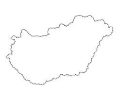 Printable map (jpeg/pdf) and editable vector map of hungary showing country outline and flag in the background. Map Of Hungary Stock Photos And Images 123rf