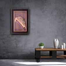 Kuzgun Metal Tablo Bt 1018 2020 Tablolar Metal Bakir