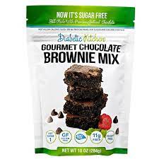 Low carb recipes store bought low carb foods; Amazon Com Diabetic Kitchen Sugar Free Brownie Mix Low Carb Desserts Sweets Baking Mix 1 Net Carb Gluten Free Dark Chocolate 11g Fiber No Artificial Sweeteners Or Sugar
