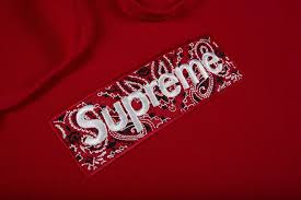 The hoodie now trades on stockx for well over double the. Supreme Hoodie Bandana Box Logo Hooded Sweatshirt Fw19 Red