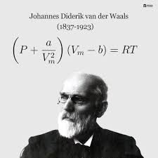 Johannes Diderik van der Waals Fue un destacado físico holandés conocido  por su innovador trabajo en la comprensión de las propiedades de los gases  y líquidos. Su contribución más notable es la