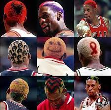 Starting first with a blonde mohawk in san antonio, rodman then. Dennis Rodman Hair Styles The Real Basketball Player Facebook