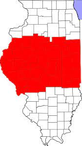 Detailed large political map of illinois showing cities, towns, counties, highways or roads such as us highways and state routes. Central Illinois Wikipedia