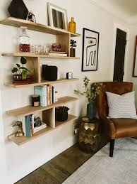 The black and white diamond floor tile is a classic pattern that dates back to the 1940s. How To Build Mid Century Floating Shelves Clark Aldine