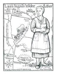 Cheryl Harness Coloring Pages Little House Laura Ingalls Wilder Homeschool Language Arts