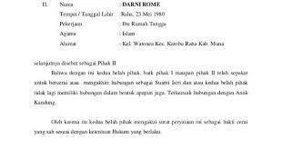 Sebelum mengetahui contoh surat cerai, kamu juga harus paham apa itu surat cerai. Contoh Surat Pernyataan Mau Cerai Contoh Surat