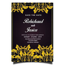 Buat jemputan yang mustahil untuk ditolak. Emas Bunga Perkahwinan Kad Jemputan Template Flower Wedding Invitation Wedding Invitation Card Template Wedding Invitation Cards