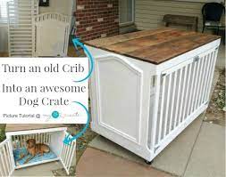 21 Stylish Dog Crates Upcycled Crib To Dog Crate By Mylove2create Diy Dog Crate Dog Crate Furniture Old Crib