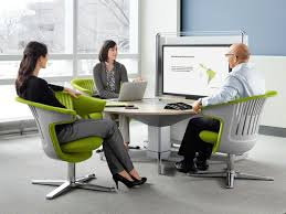 I2i Office Swivel Lounge Chair With Tablet Arm Steelcase Steelcase Conference Room Design Collaboration Space