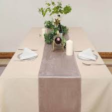12 X 107 Dusty Rose Premium Velvet Table Runner Table Runners Lace Table Runners Table Cloth