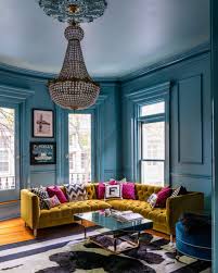 Farrow Ball On Instagram Colour Is A Quick Way To Transform A Room Here Stoneblue In Ful Farrow And Ball Living Room Blue Living Room Family Room Design