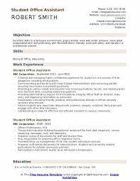 10+ free resume templates for office and administrative support jobs: Student Office Assistant Resume Samples Qwikresume