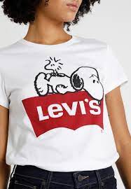Levi's® LEVI'S® X PEANUTS THE PERFECT TEE - Camiseta estampada - peanuts  white - Zalando.es | 服装