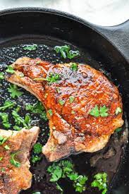 This is a dish that is packed with flavor, yet easy and light. 5 Ingredient Pan Fried Pork Chops The Seasoned Mom