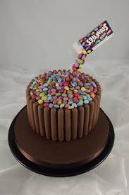 Chocolate Fingers And Smarties Gravity Defying Cake Gateau Anniversaire Enfant Gateaux Et Desserts Recette Dessert