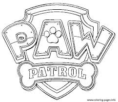 Print Paw Patrol Logo Coloring Pages Paw Patrol Coloring Paw Patrol Coloring Pages Paw Patrol Badge