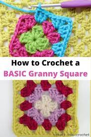 How To Crochet A Granny Square Step By Step Instructions For Granny Square Crochet Patterns Free Granny Square Crochet Pattern Crochet Granny Square Beginner