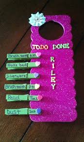 Neat Idea For Chores Chores For Kids Crafts For Kids Girls Room Decor