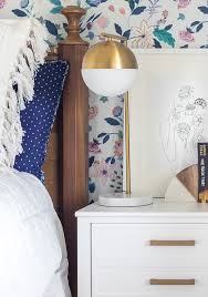 Coolwest bedside table lamp, led modern nightstand desk lamp, remote dimmable rgb color changing modes for bedroom, living room, childrens room, office(e27 rgb bulb included) 4.6 out of 5 stars 1,743 £18.99 £ 18. White Nightstands Tween Girl Bedroom Progress The Lilypad Cottage