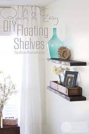 Quick Easy Budget Friendly Diy Floating Shelves Floating Shelves Diy Floating Shelves Cheap Home Decor