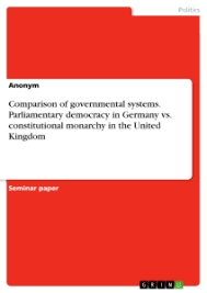 Comparison Of Governmental Systems Grin