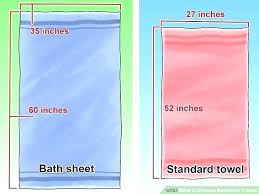 standard bath towel size macaco co