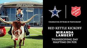 AT&T Stadium in Arlington Texas at dusk showing capacity and event setup for 2026 Cowboys Thanksgiving game