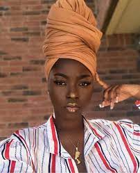 Black Hair Scarf Scarfhijabhead Scarves Turban Woman Wrap Crownned We Provide Cute Bohemian Head Wraps For Women Scarf Hairstyles Head Wrap Styles