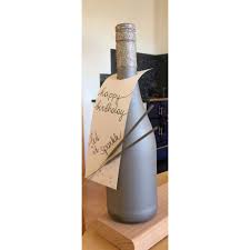 Geschenk Sektflasche Verpacken Geburtstag Sparkles Diy Geschenkidee Geschenke Flasche Verpackung Geschenke Selber Machen