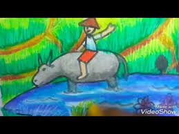 Check spelling or type a new query. Mantab Cara Menggambar Petani Memandikan Kerbau Disawah Pr Gambar Anak Sd Youtube
