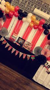 Have A Friend Who Is Having A Boy But Still Wants A Girlie Baby Shower This Is The Perfect Color Scheme To D Baby Shower Baby Boy Shower Football Baby Shower