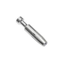 Female Crimp Contact Pin, Silver, 16amp, 4mmq, 12 awg