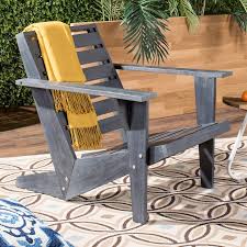 Safavieh Indoor Outdoor Adirondack Chair Wood Adirondack Chairs Adirondack Chairs Diy Adirondack Chair