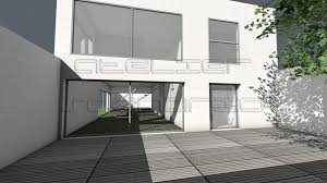 Maison Contemporaine A Deux Patios Avec Sejour A Double Hauteur Maison Cube Maison Contemporaine Plan Maison Architecte Plans De Maison De Luxe