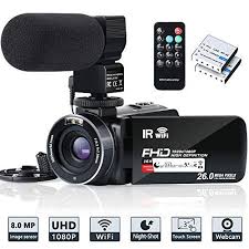 Video Camera Camcorder Wifi Ir Night Vision Fhd 1080p 30fps Youtube Vlogging Camera Recorder 26mp 3 0 Touch In 2020 Vlogging Camera Video Camera Best Vlogging Camera