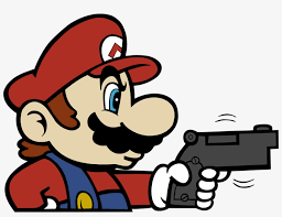 A step by step tutorial on drawing anime hand holding different objects including a knife, sword, shopping bag, phone, gun and pen or pencil. Heres Hi Res Mario Holding A Gun Mario With Gun Png Png Image Transparent Png Free Download On Seekpng