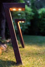 dimensions of led corten steel garden light eclairage d allee idees d eclairage exterieur luminaire exterieur design