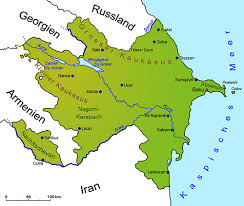 Aserbaidschan hatte den krieg im südkaukasus bereits für beendet erklärt, nun folgte vier monate nach dem ende der kämpfe auch armenien. Aserbaidschan Geografie Landkarte Lander Aserbaidschan Goruma