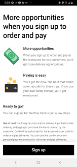 We encourage you to use your uber eats app to order for delivery; New Uber Plus Card Used To Pay For Orders Ubereats