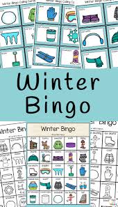 Each card will be different. Winter Bingo Fun With Mama